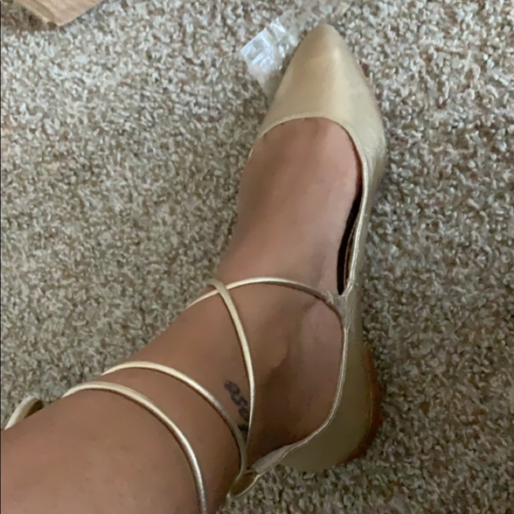 ZARA BASIC COLLECTION DRESS WRAP UP FLATS